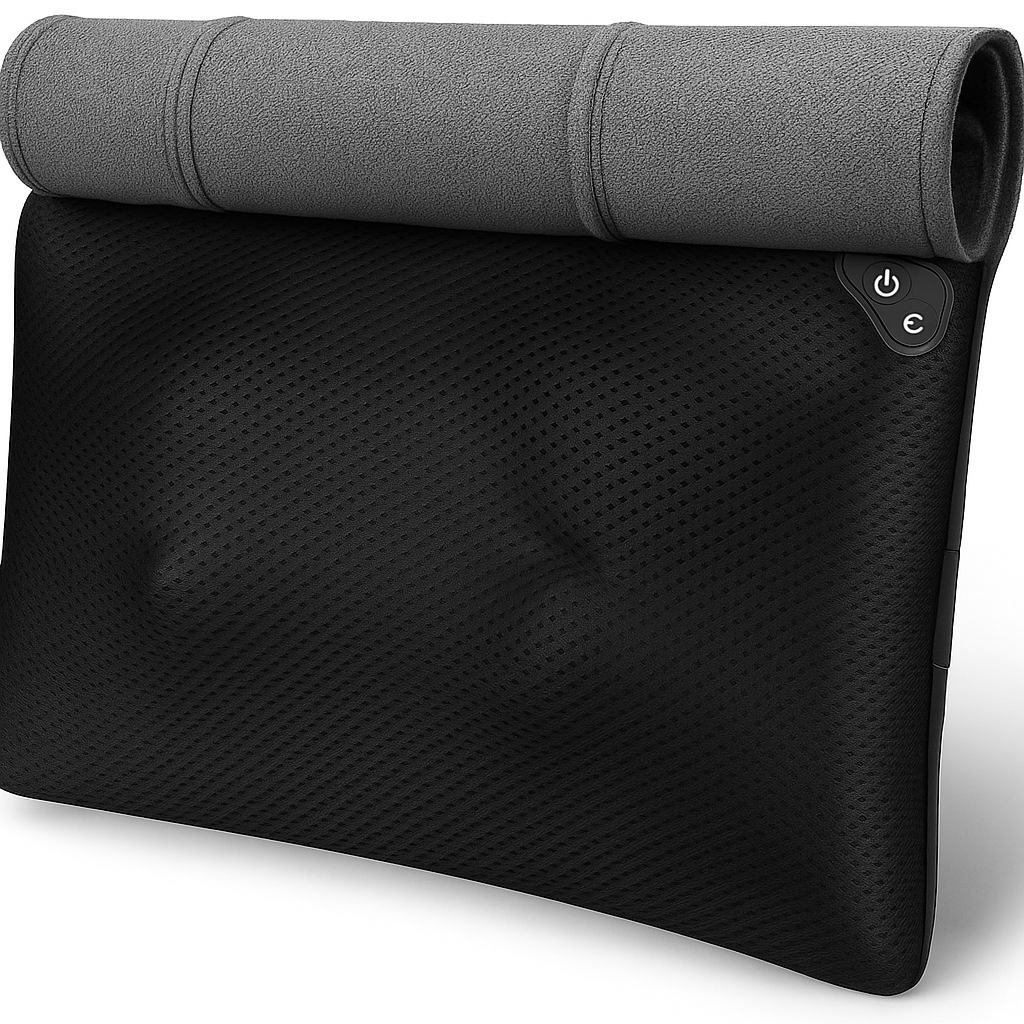 JEMS Back Massager Neck Massager with Heat, Massage Pillow