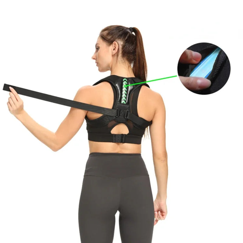 Back Posture Corrector Anti-Camel Correction Belt Sitting Posture Correction Belt Back Orthopedic Adjustable Correction Belt New
