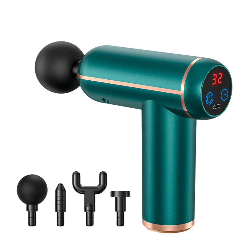 MUKASI Massage Gun Portable Percussion Pistol Massager for Body Neck Deep Tissue Muscle Relaxation Gout Pain Relief Fitness